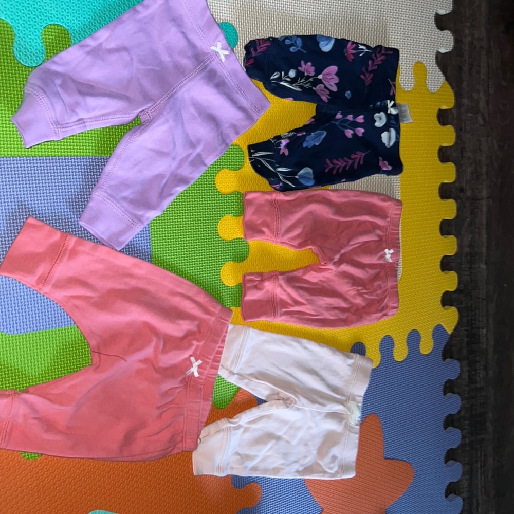 5 pairs of baby size 3m joggers